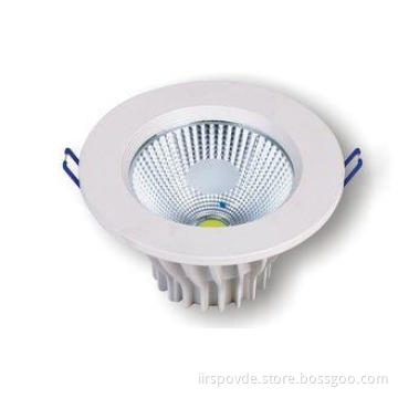 Energy Saving 10W COB Dimmable Led Downlight Aluminum For C